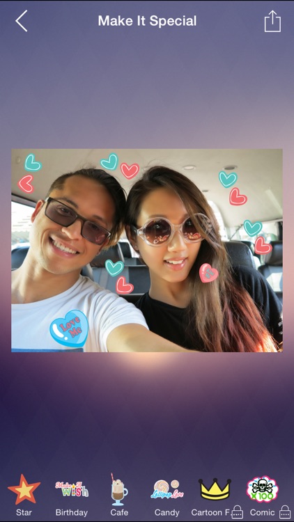 Wefie Stickers-Decorate your family, friendship