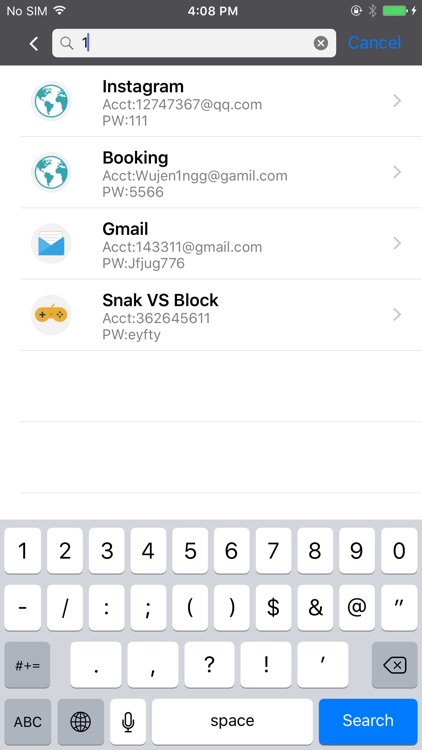 Password Manager-Private Photo