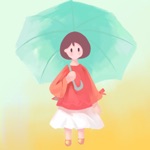 指尖色彩 - 雨中的女孩
