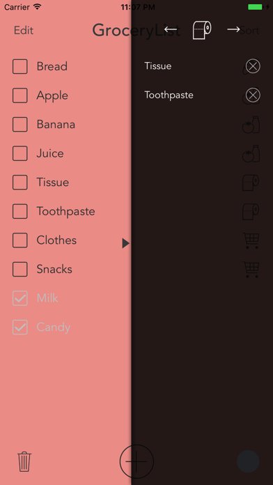 Grocery List Lite - A Simple Grocery List screenshot 4