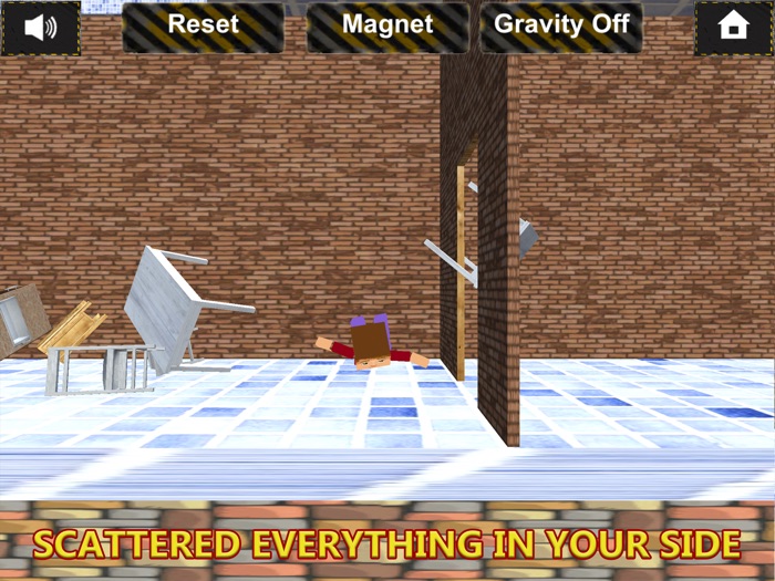 Ragdoll House Wrecker Guts-Stickman Stair Dismount