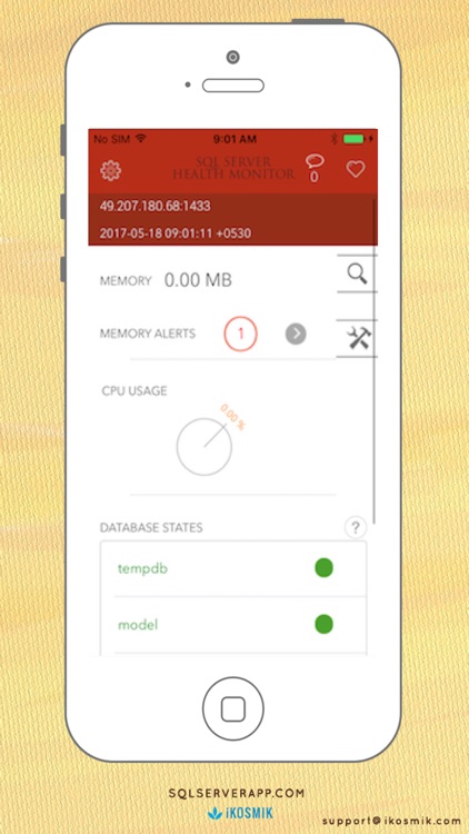 DBA Mobile DB Client for Microsoft SQL Server