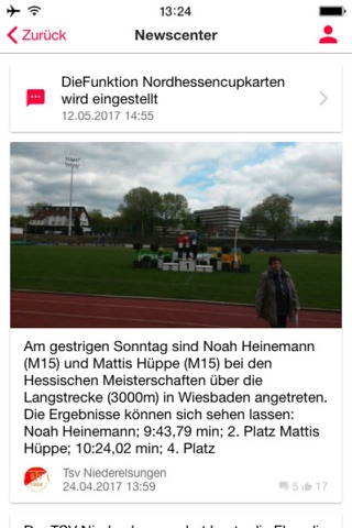 TSV Niederelsungen screenshot 2