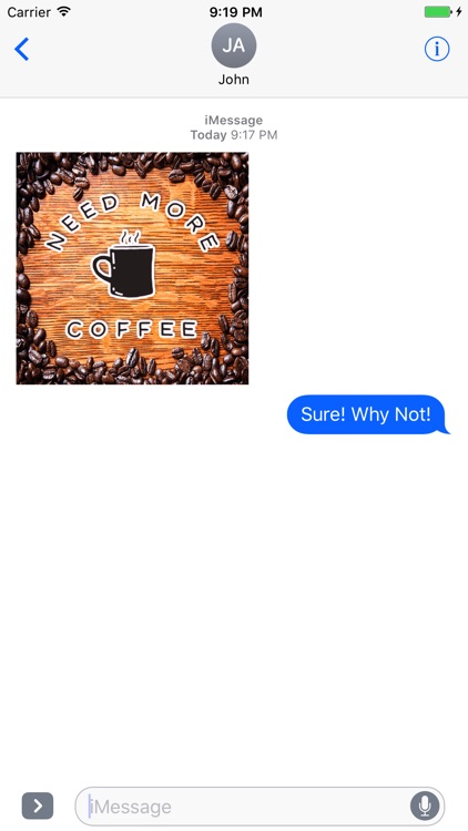 Coffee First Stickers