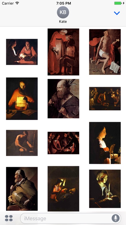 Georges De La Tour Artworks Stickers screenshot-3