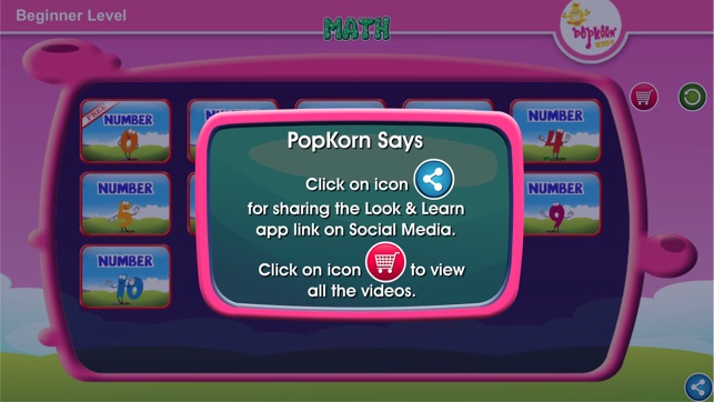 Look And Learn Math with Popkorn : Beginner Level(圖3)-速報App