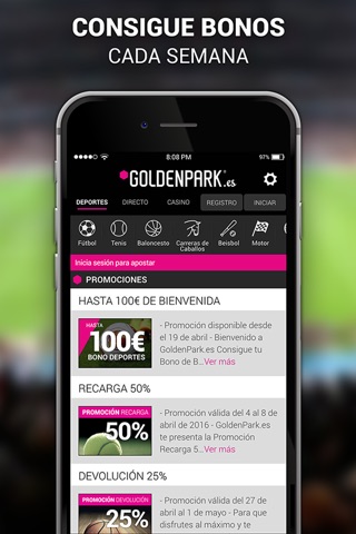 GoldenPark.es screenshot 2