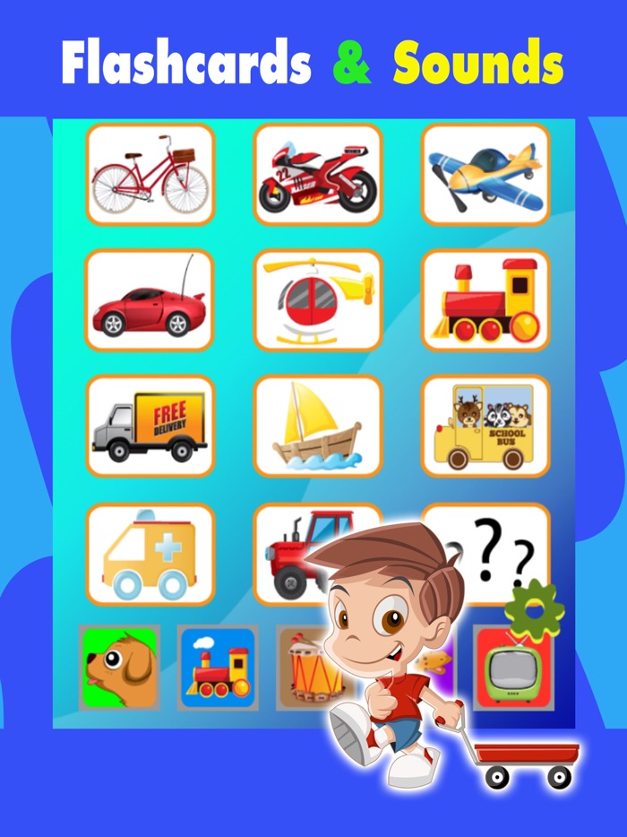Toddlers learning with preschool game