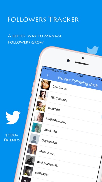 Followers Tracker - Followers + Likes  for twitter