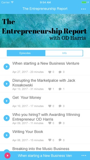 OD Harris Entrepreneurship Report