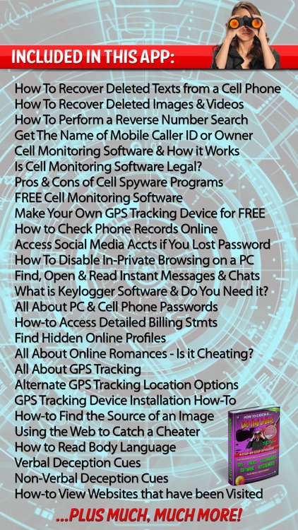 Cheating? Catch Cheaters & Liar Spy Kit Phone App