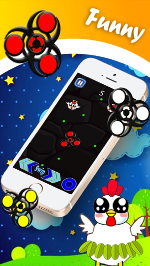 Fidget Spinner: Hand Spinning Chicken Attack Figet(圖2)-速報App