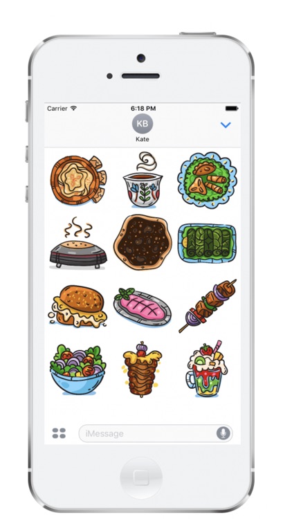 Lebanesy Food stickers by MissChatZ for iMessage