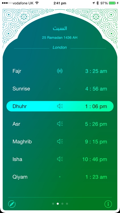 iPray: Prayer Times & Qibla Compass