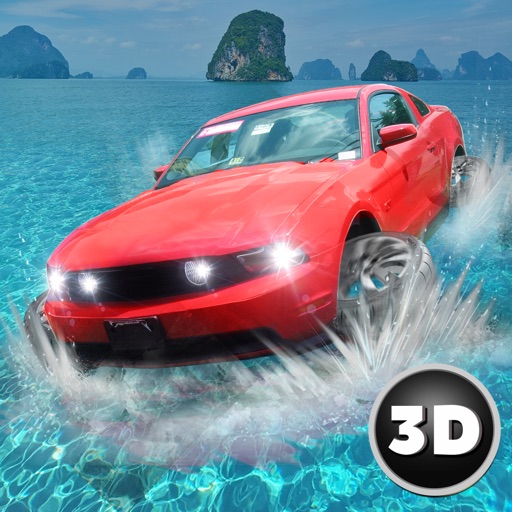 Surfing Car: Water Racing Simulator Icon