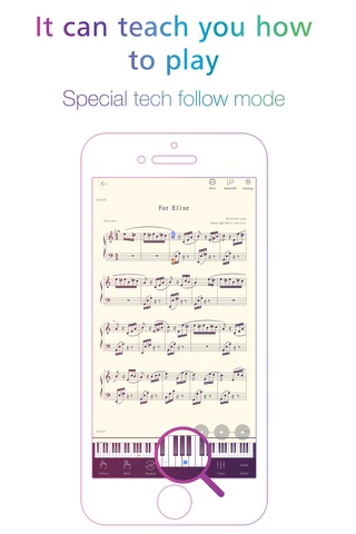 Sheet Music Bar - help you to learn piano & guitar screenshot 2