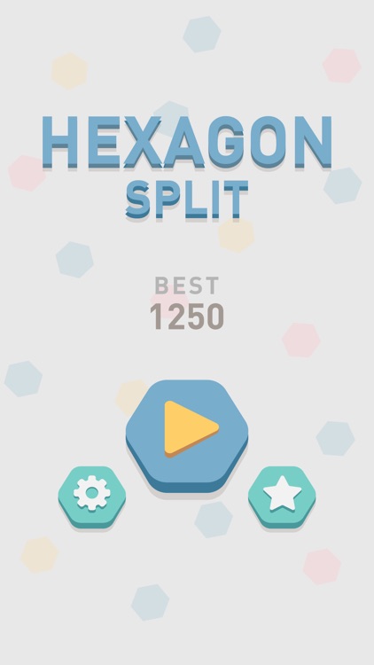 Hexagon Split - A scale hexa brain buster game screenshot-3