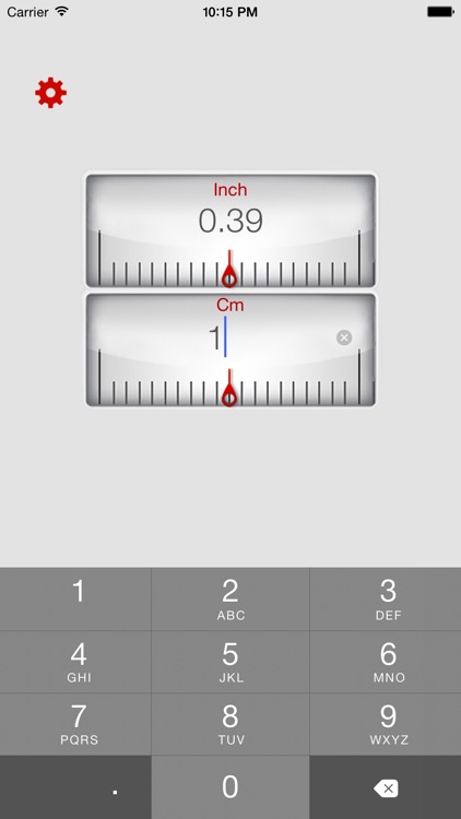 Inch Centimeter