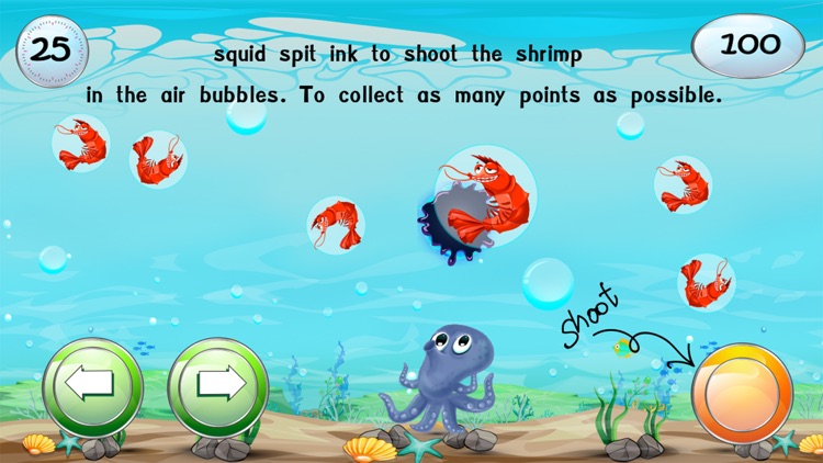 Squid Shooting Bubble Game