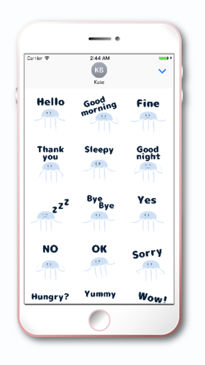 Jellyfish Moji Kawaii emoji(圖2)-速報App