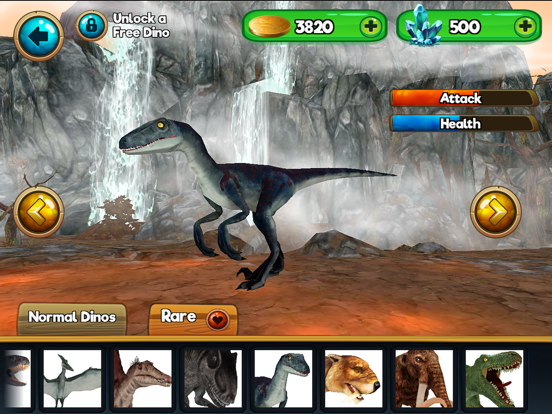 Jurassic Dino-saur Online Sim-ulator на iPad