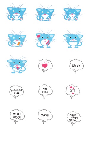 Adorable Kitties Stickers Pack - Pop Bottle Studio(圖5)-速報App