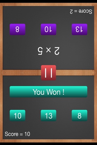 Times Tables Duel - Fun 2 Player Math Game screenshot 2
