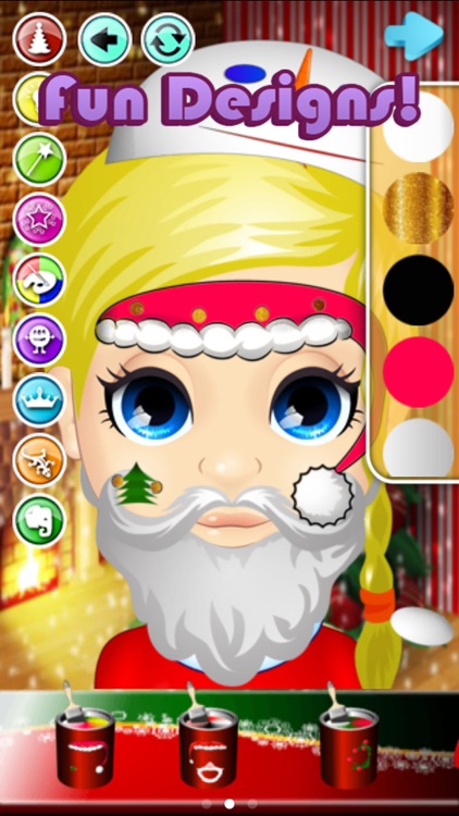 Finger Face Paint - Salon Game screenshot-3