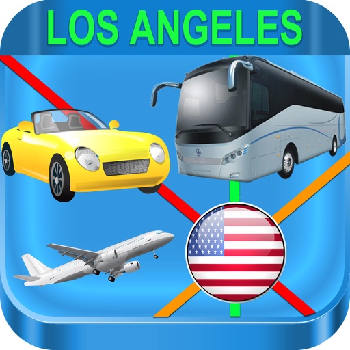 Los Angeles - Bus Rail Metro and Street View Maps icon