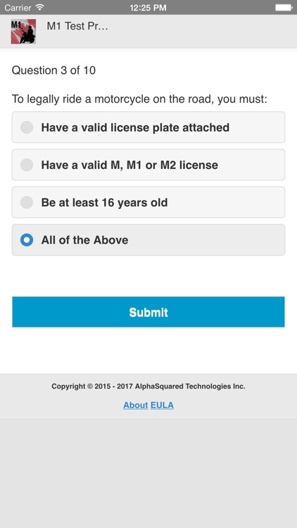 M1 Test Prep