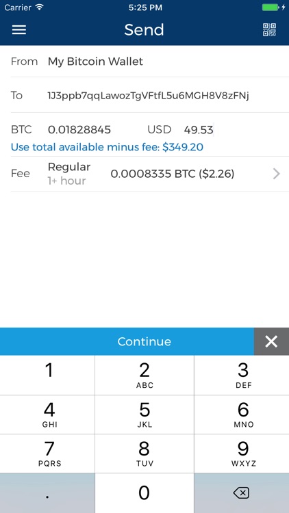 Blockchain - Bitcoin Wallet