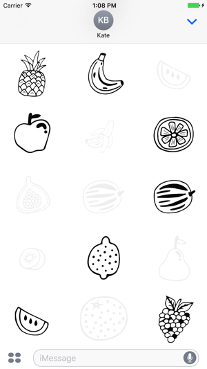 Animated Cute Fruit Stickers(圖4)-速報App