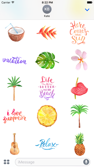 Aloha Hawaii Travel Summer Vacation Stickers(圖2)-速報App