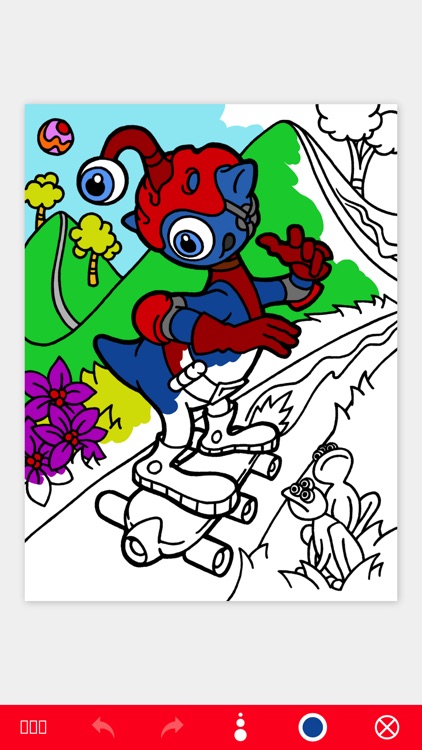 Space Friends Coloring Book