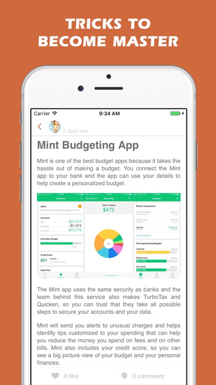 Money Tracker - Tips, Advices, Apps
