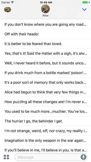 Alice's Adventures in Wonderland for iMessage(圖3)-速報App