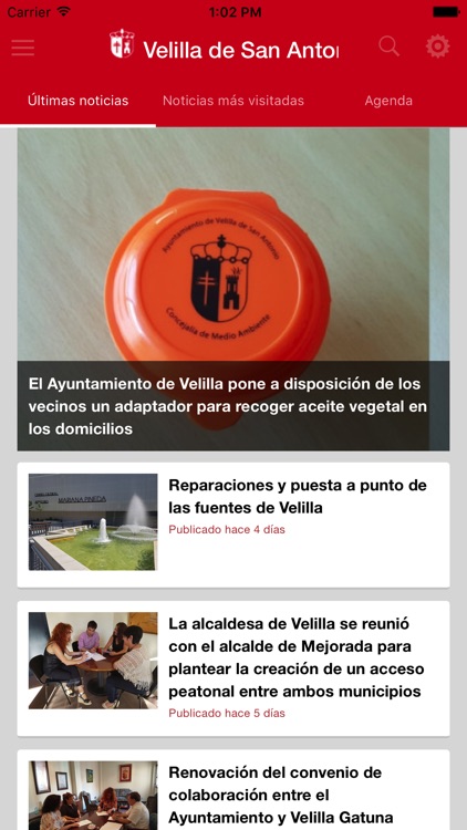 App Ayuntamiento de Velilla de San Antonio