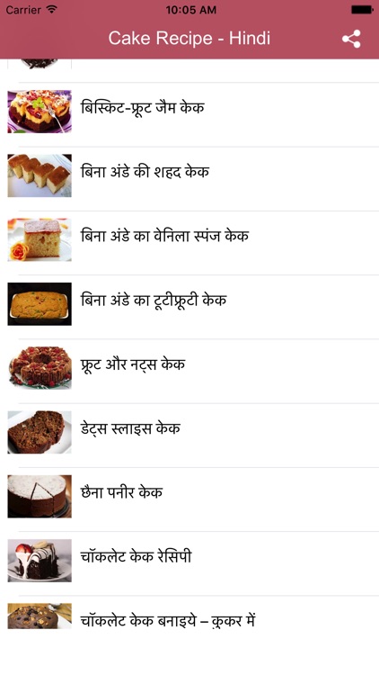 Cake Recipes in Hindi