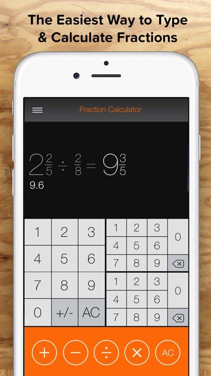 Fraction Calculator + Decimals