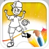 Drawing Book Free -  Sport Coloring