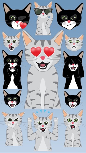 KittyMojis - Kitty Emojis and Stickers(圖1)-速報App