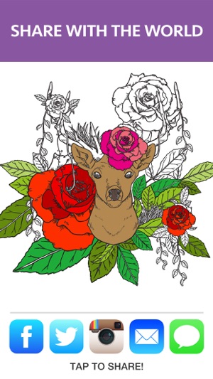 Animal Coloring Book for Adults - Color Therapy(圖3)-速報App