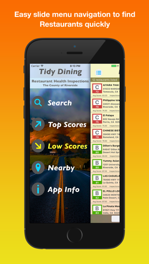 Tidy Dining - Riverside Restaurant Inspections(圖1)-速報App