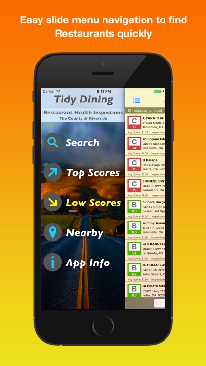 Tidy Dining - Riverside Restaurant Inspections