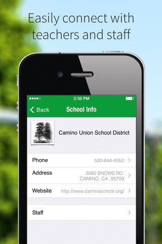 Camino Union School District screenshot 2