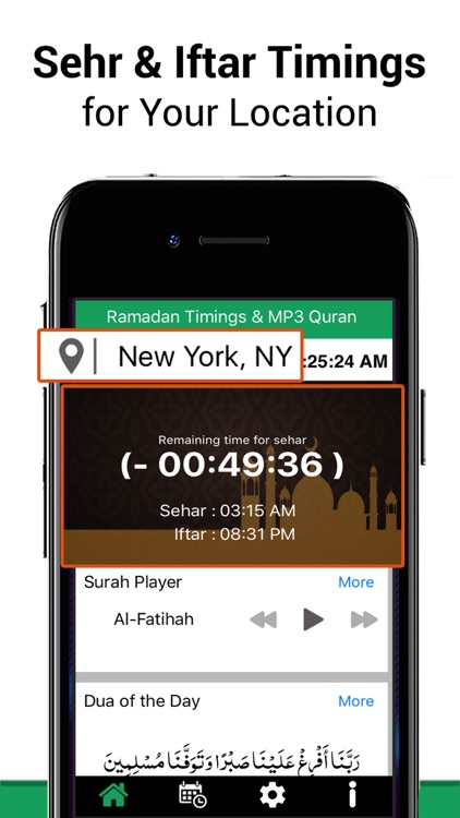 Ramadan Timings and MP3 Quran