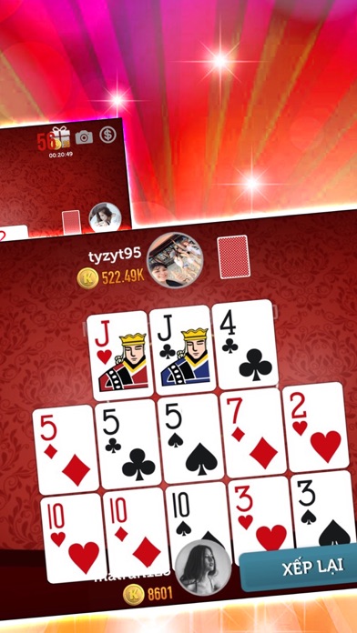 Danh Bai Vip Online 2017: Tien len, Xoc dia, Binh 1.0 IOS -