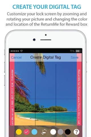 ReturnMe Digital Tag screenshot 3