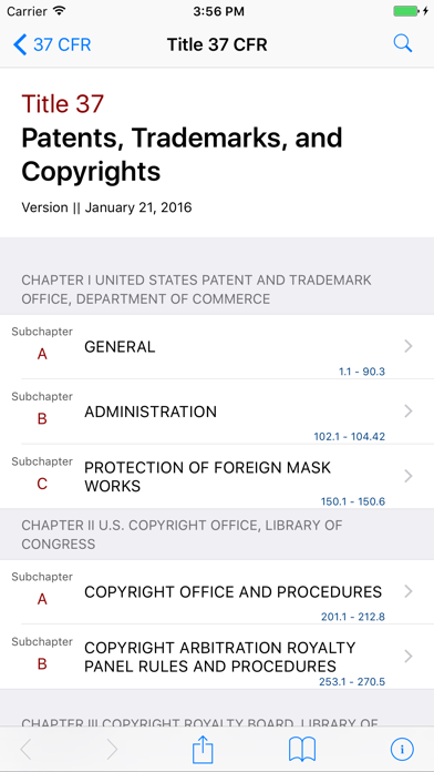 How to cancel & delete 37 CFR - Patents, Trademarks, and Copyrights (Law) from iphone & ipad 1