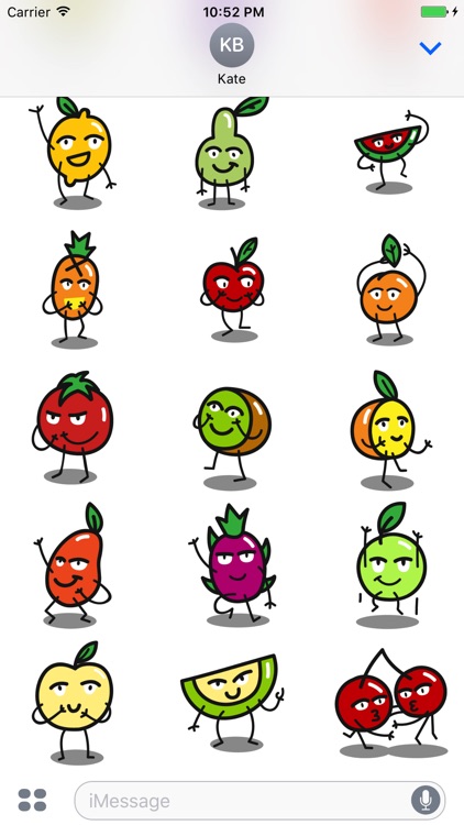 Funny Fruit Emojis